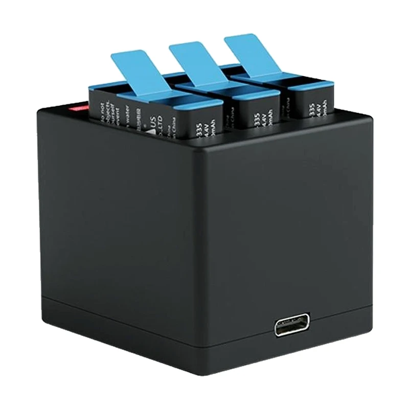 Anjielosmart 빠른 충전 액션 카메라 배터리 충전기 GoPro Hero 8 배터리 액세서리 Gopro 배터리 영웅 7 영웅 배터리