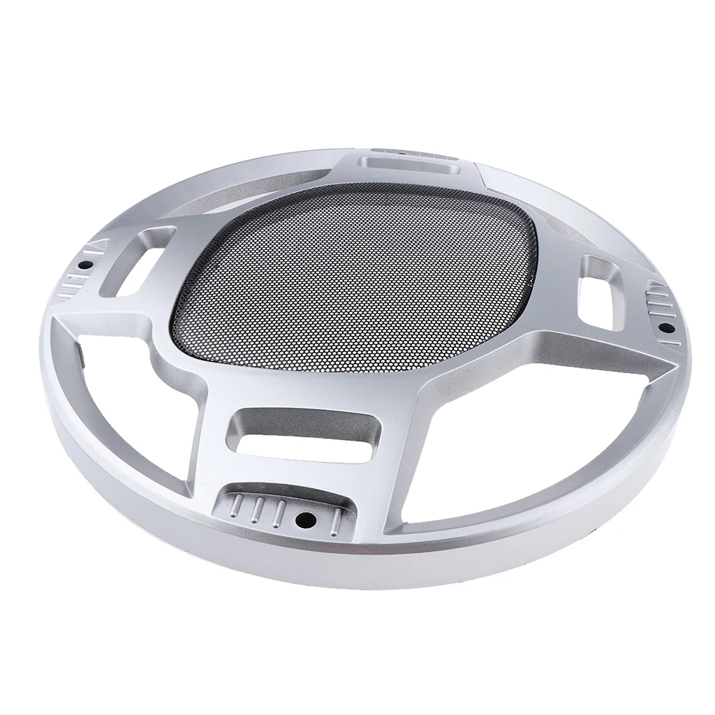 12 Inch White Car Speaker Grill Metal Cold Rolled Steel Enclosure