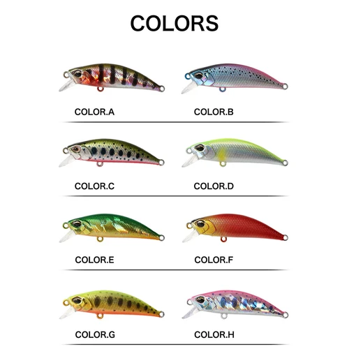 Imagen 2 del producto 2023 caliente 50Mm 5G Mini Señuelos de Pesca de pececillo hundido Jerkbaits Peche cebo Artificial Wobbler señuelo para pesca de carpa lubina de trucha