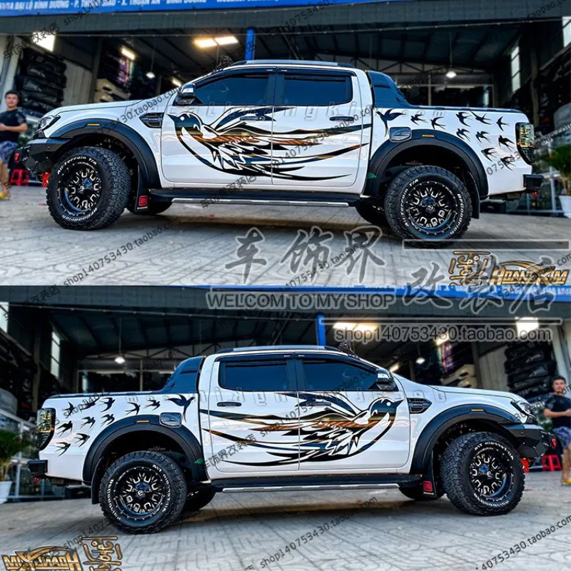 Car stickers FOR Ford Raptor F150 modified personality creative fashion body decals pickup truck decorative stickers