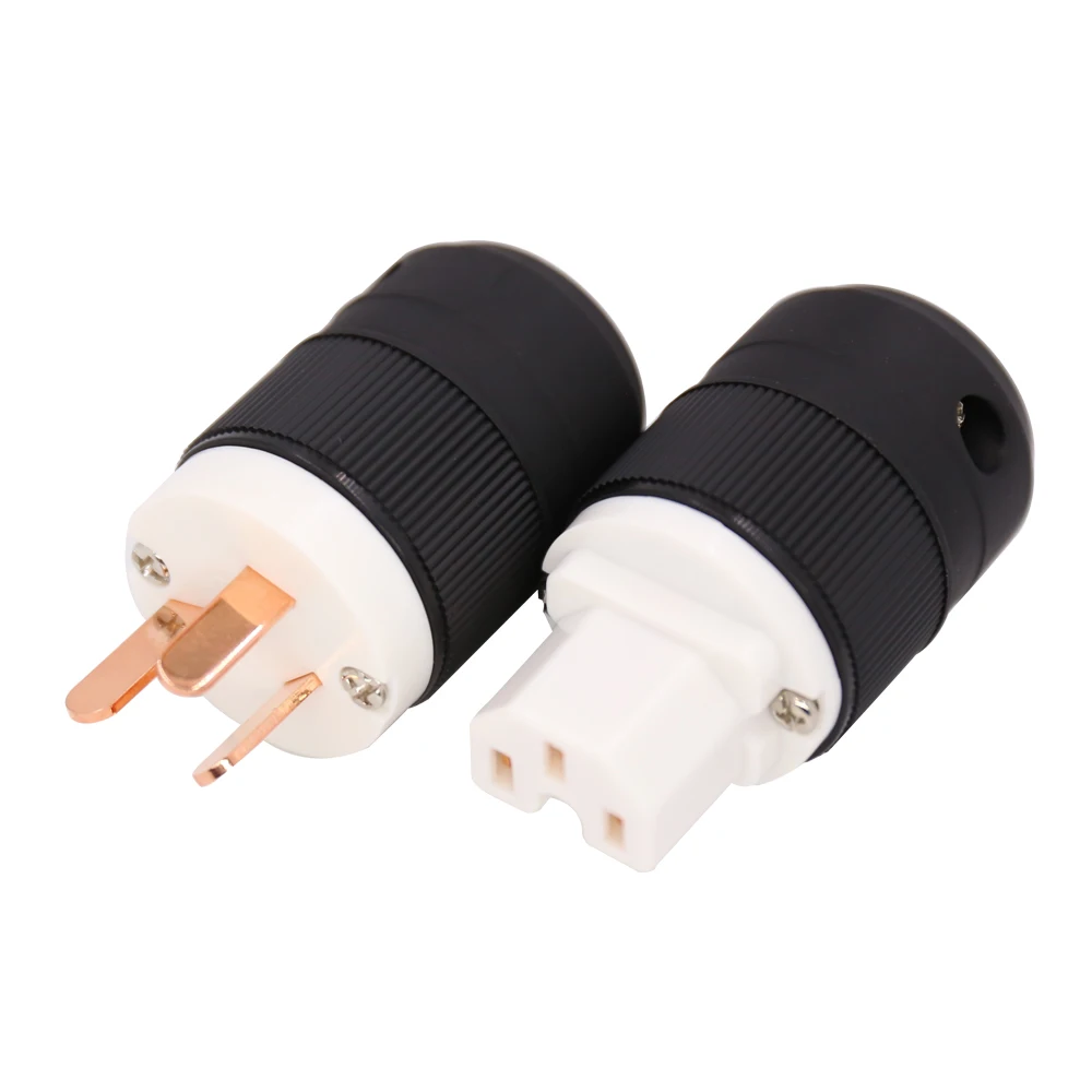 Australijska CN chińska czysta miedź AU AC energia elektryczna wtyczka DIY przewód zasilający, kabel wtyczka HIFI