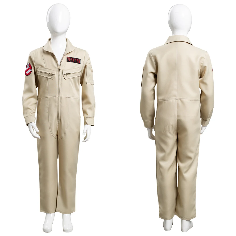 Trẻ Em Ghostbusters Trang Phục Hóa Trang Jumpsuit Đồ Cho Người Carnival Phù Hợp Với