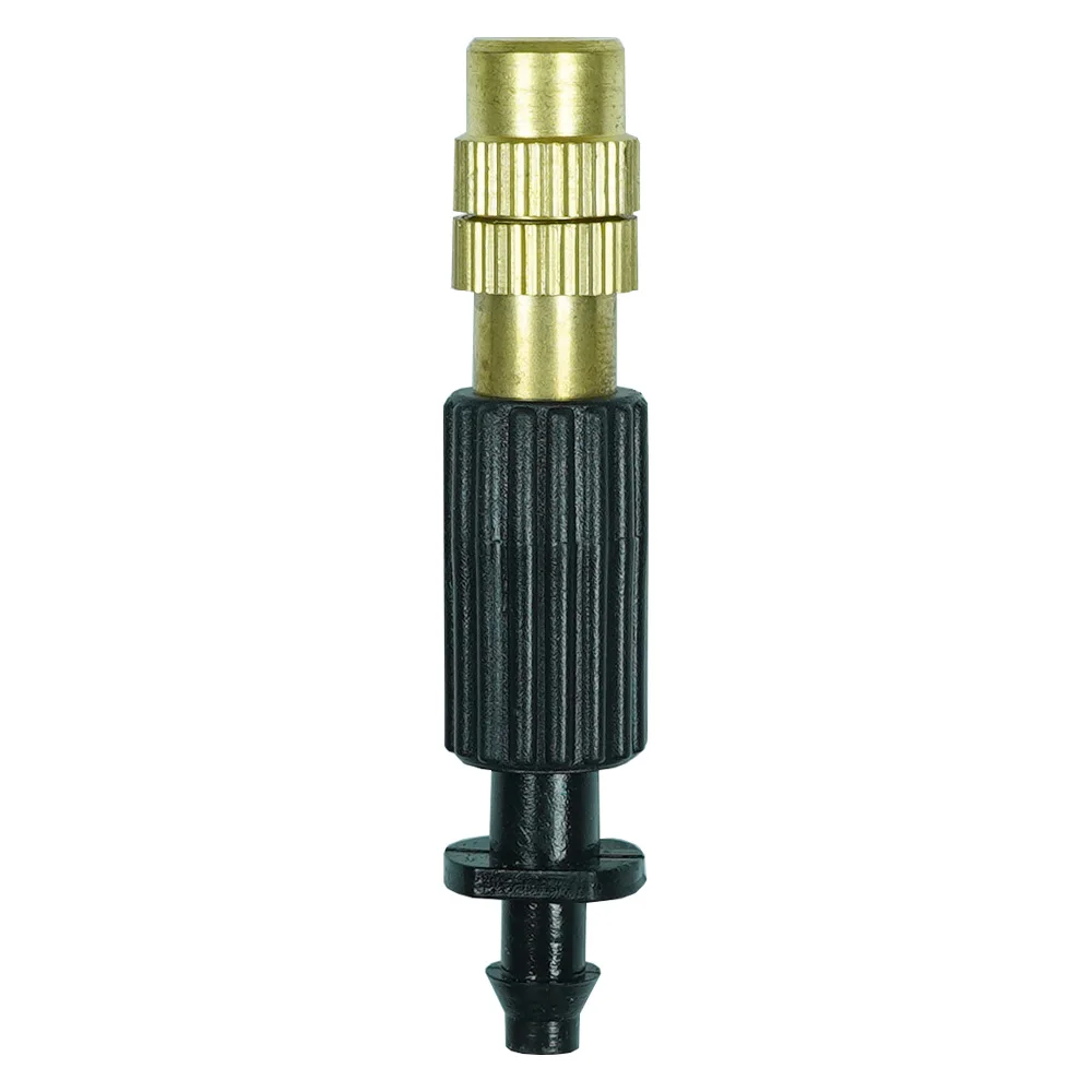 

Adjustable Copper Misting Atomizing Nozzle Sprinkler Garden Watering Irrigation Sprayer With 4/7mm Hose Single Hook Connector