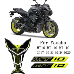 Pegatinas 3D para motocicleta, Protector de almohadilla de tanque MT10, MT-10, MT 10, Yamaha, carenado, accesorios de rodilla, calcomanía 2016, 2017, 2018, 2019