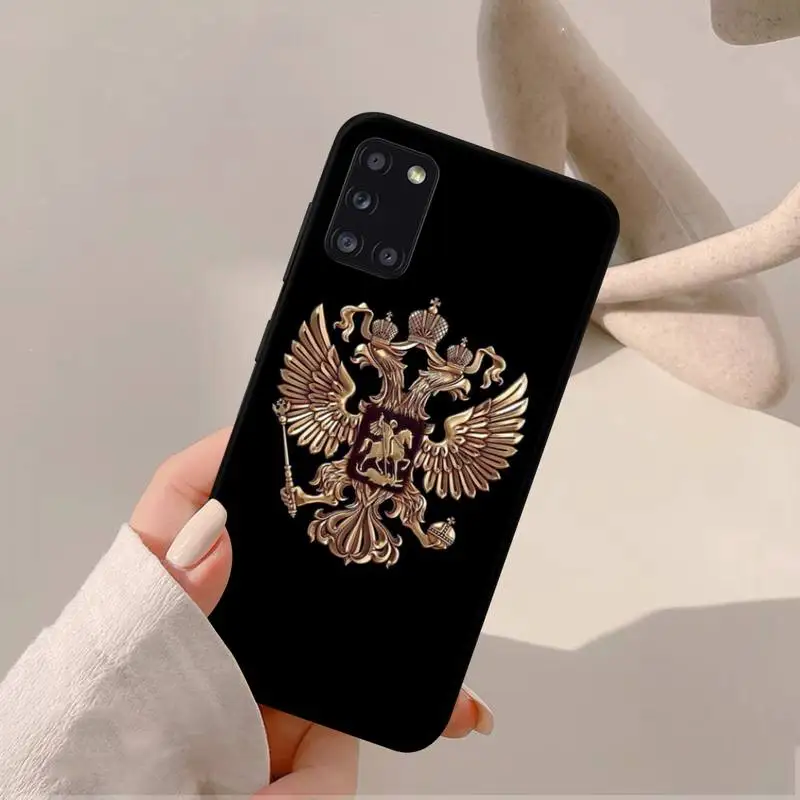 Russia Bandiera coat of arms Cassa Del Telefono per Samsung A 51 30s 71 21s 10 70 31 52 12 30 40 32 11 20e 20s 01 02s 72 copertura