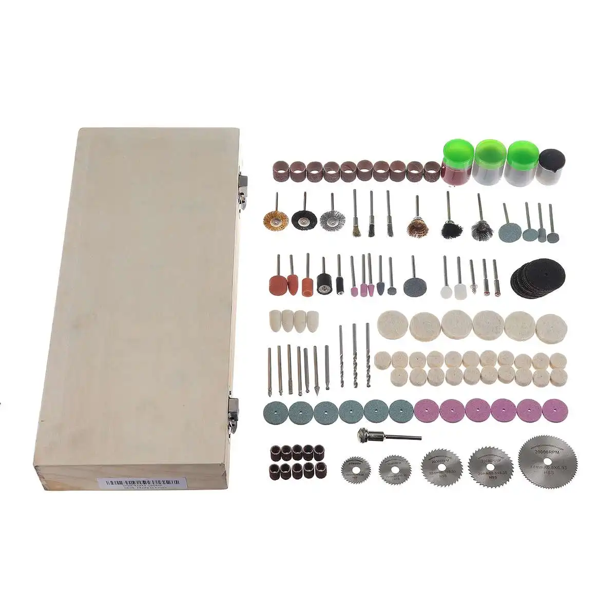 242Pcs/Set Rotary Tool Accessories Set for Dremel Mini Drill Bit Set Abrasive Tools Grinding Sanding Polishing Cutting Tool Kits