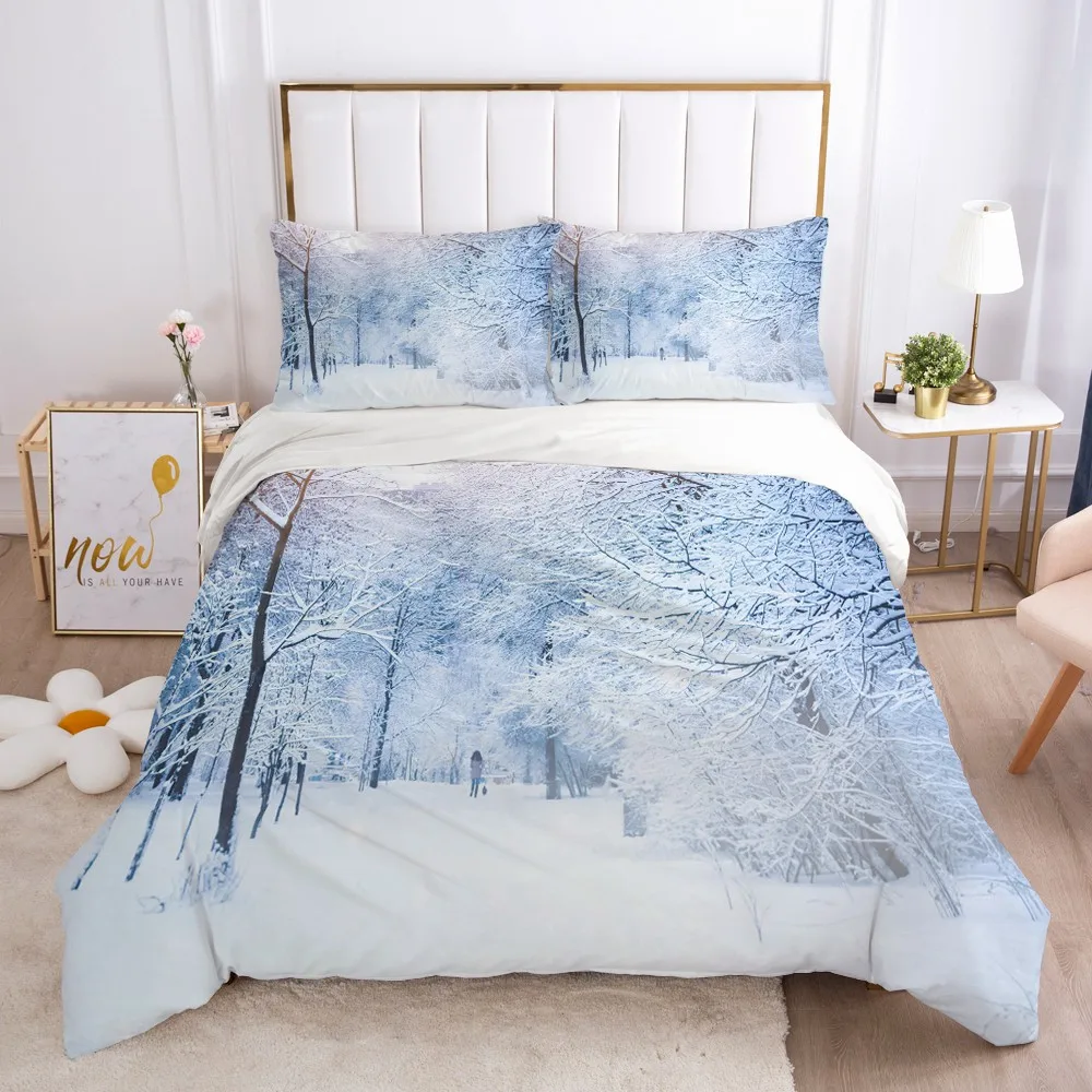 

Modern Design Bedding Sets Bed Linens Duvet Cover Set Quilt/Comforter/Blanket Covers Pillowcase 2,3pcs Full Size 3D Landscape