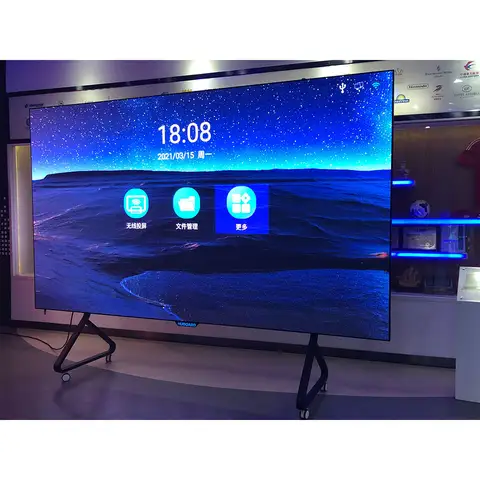 올인원 150인치 LED 디스플레이 실내 교육 회의실 스마트 LED TV