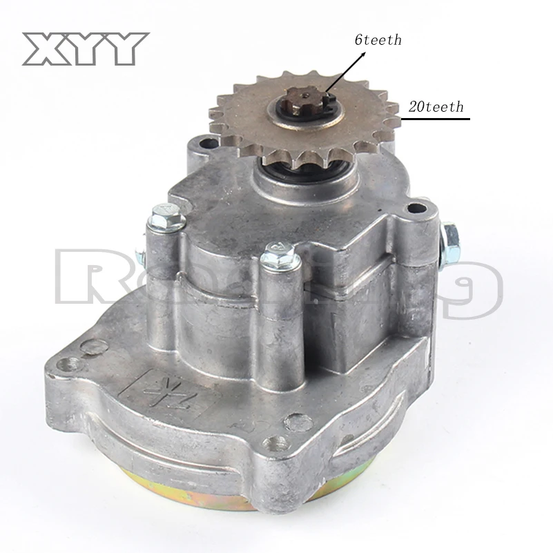 Motorcycle Transmission Gear Box For 49CC 2-Stroke/4-Stroke Engine Mini Pocket Bike ATV PetrolScooter Chopper Aluminum Alloy