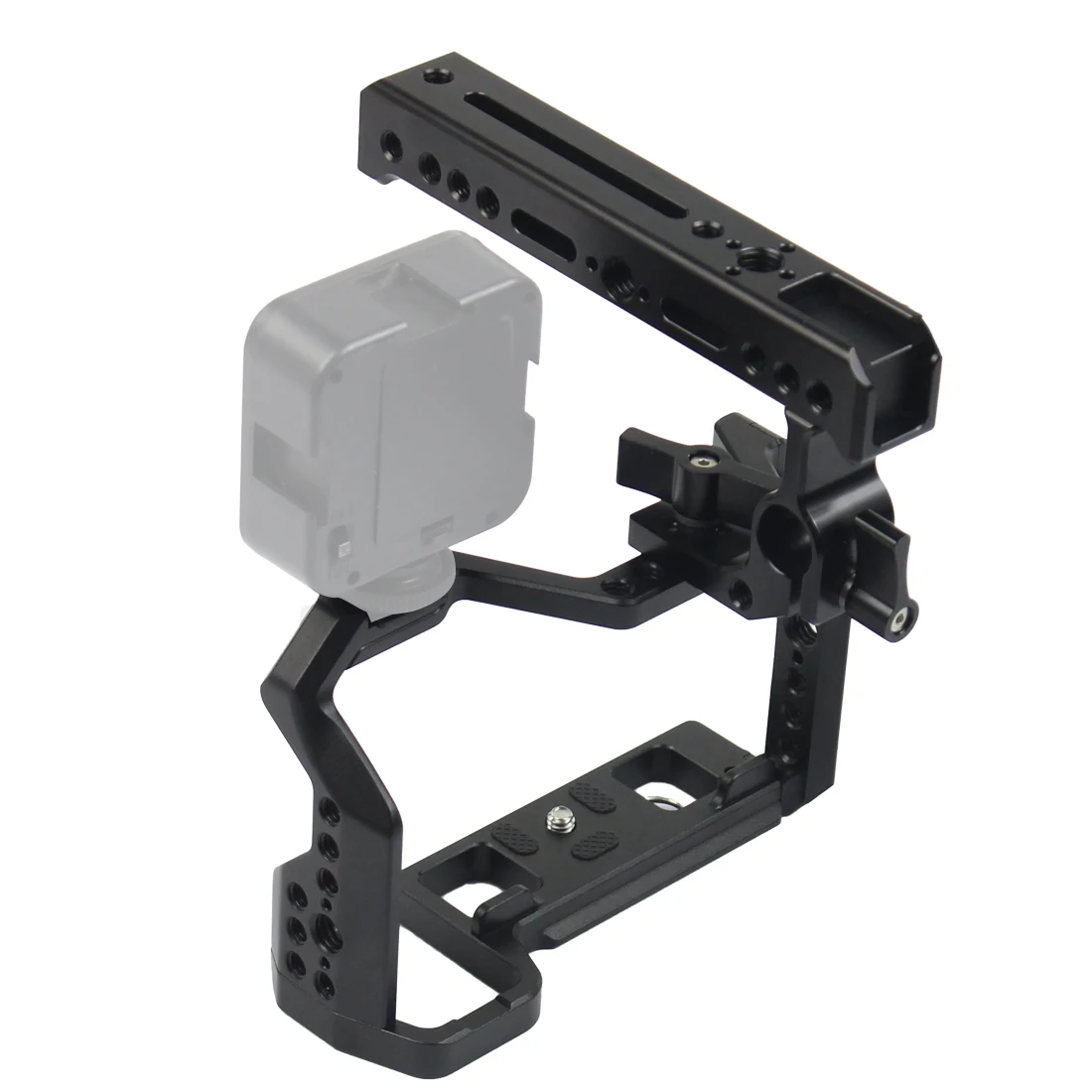 BGNing Metall Käfig für Fujifilm X-S10 mit Kalten Schuh Montieren Top Griff Grip Schutzhülle Abdeckung Rig SLR DSLR Kameras zubehör – Detail 8