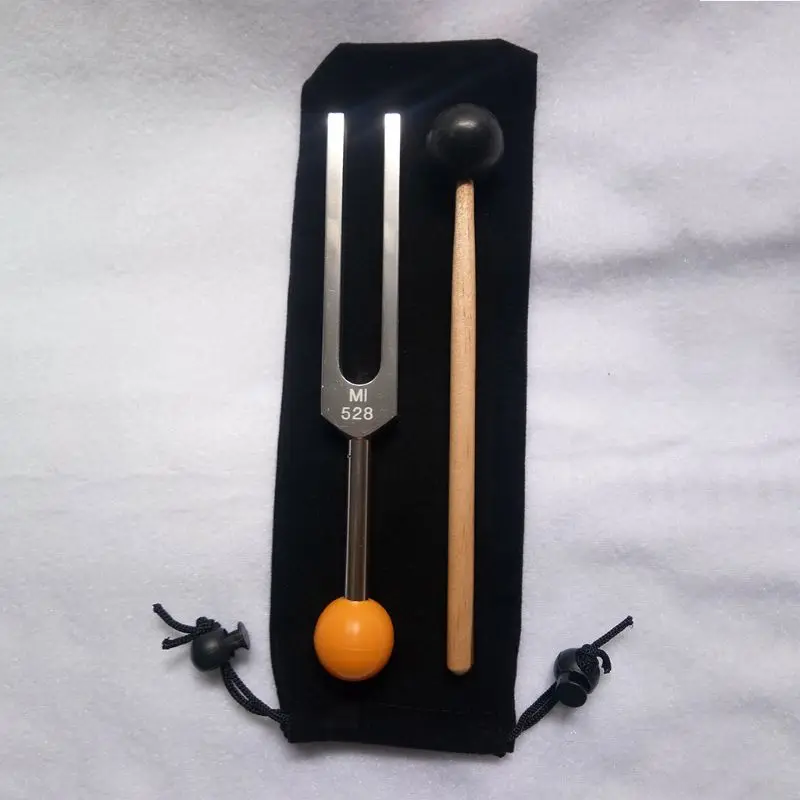 2024 New Tuning Fork 528 HZ - with Buddha Bead Base for Ultimate Healing and Relaxation