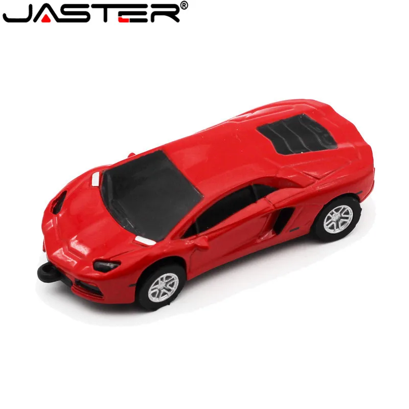 JASTER Metal sports cars usb 2.0 flash drive racing car pendrive 4GB 8GB 16GB 32GB 64GB memory stick U disk Gifts for children
