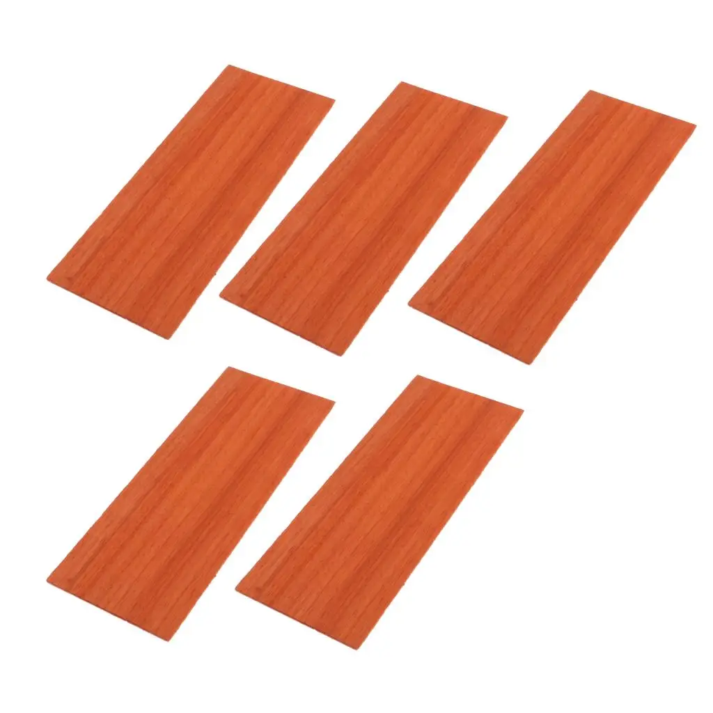 5 Pieces Wooden Guitar Head Plate Veneer Sheet Diy Replacement Supply Tool Guitar Luthier Diy Parts Accessories