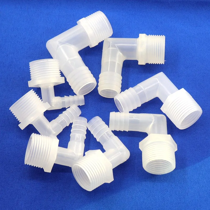 

5~100pcs G3/4 To 7.9~19.5mm Male thread Pagoda elbow Connector Irrigation System Pipe Fittings Adapter Aquarium Tank Hose Joints