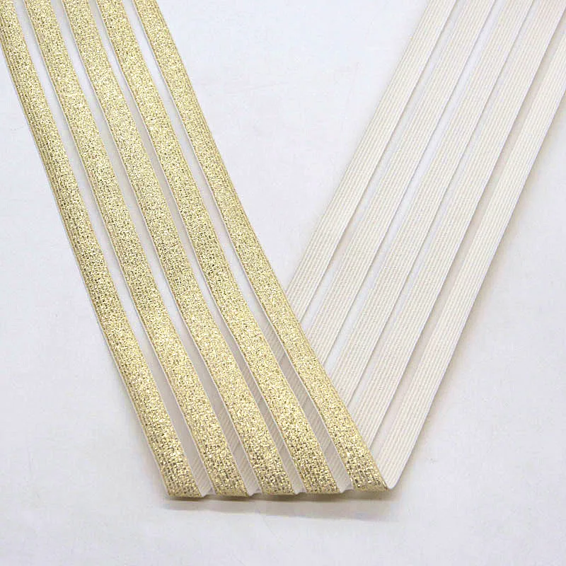 50mm 90mm Silver Gold Width 5cm 9cm Elastic Band Glitter Mesh Garment Girl Dress Women Clothing Sewing DIY Hand Made Craft 1m