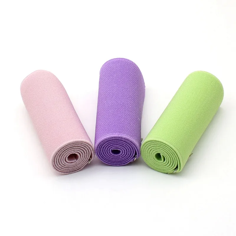 8CM width thick elastic, wide band, high elastic rubber band, color double-sided rubber band