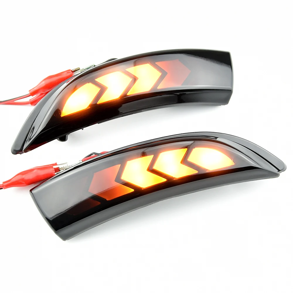 LED Dynamic Turn Signal Light Fit For Ford Fiesta MK6 VI /UK MK7 2008-17 B-Max 2012-2017 Flowing Water Blinker Flashing Light