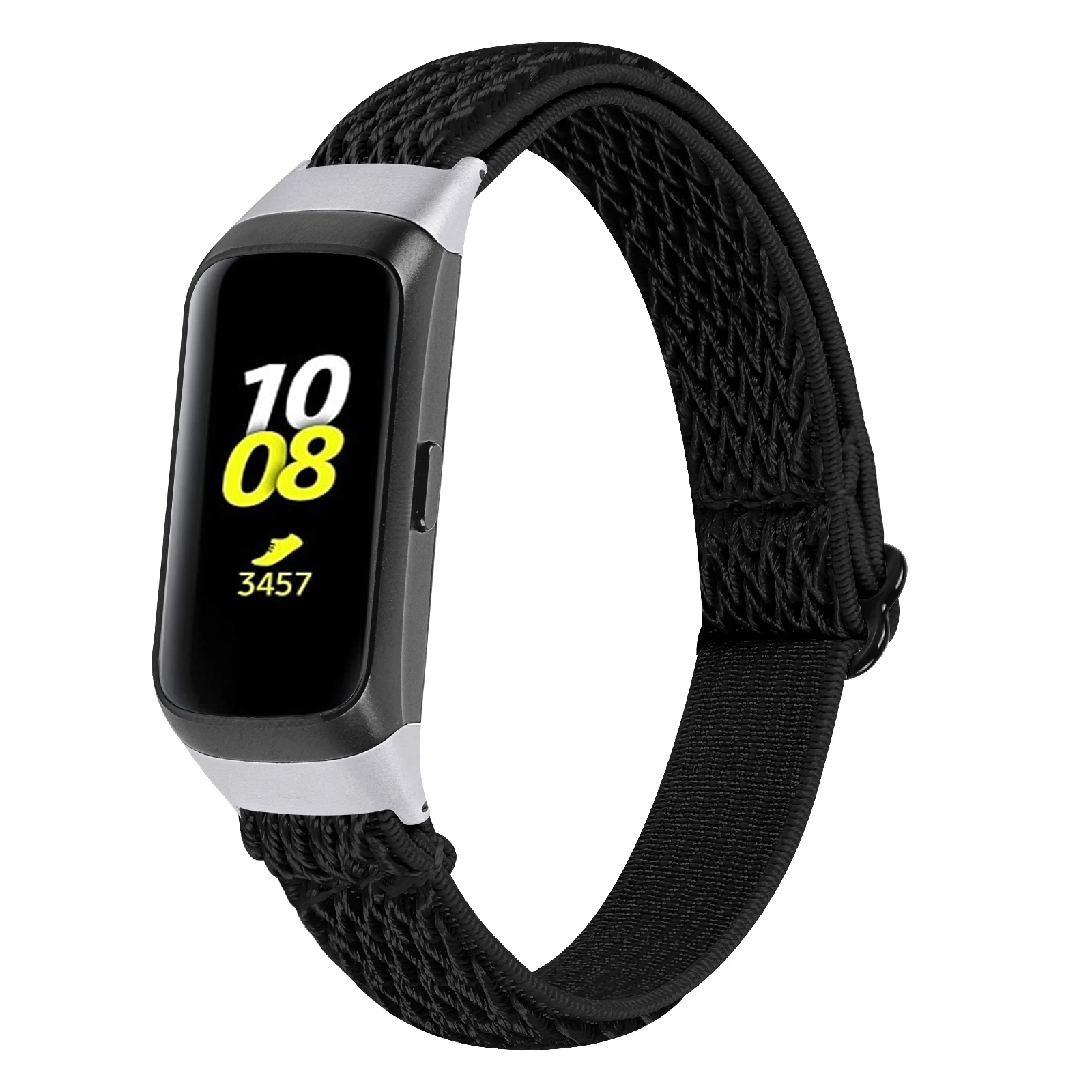 Tali Elastis Nilon untuk Samsung Galaxy Fit R370 Tali Gelang Kepang Dapat Diatur untuk Korea Gelang Samsung Galaxy Sm-r370