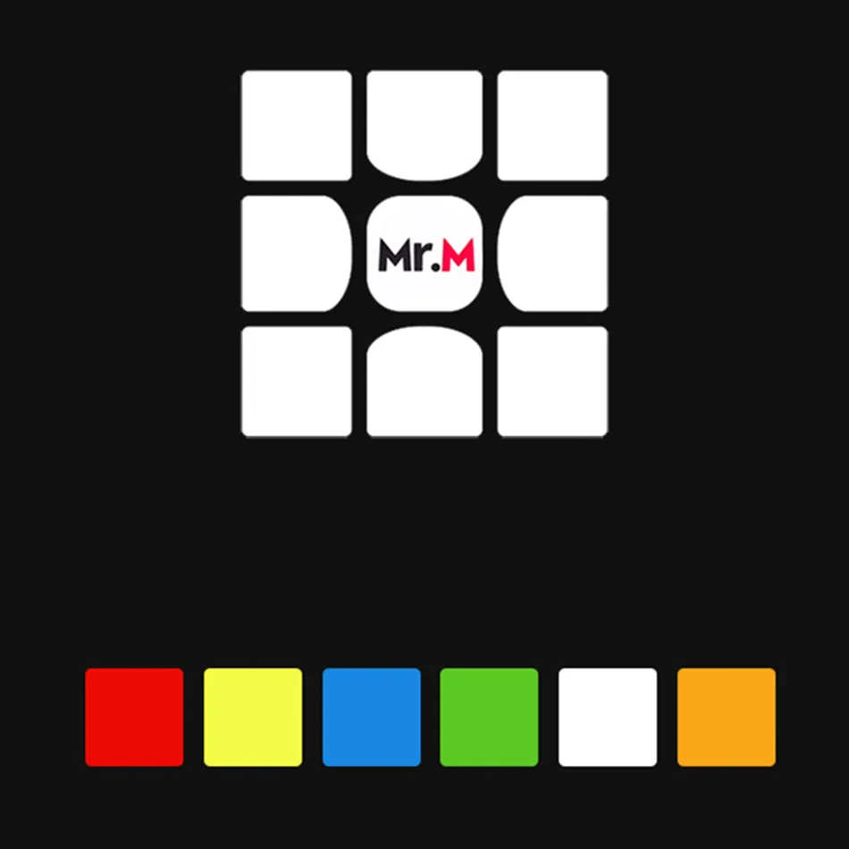 Shengshou-مكعب سحري مغناطيسي mr. m v2, 3x3x3, لغز السرعة, ألعاب تعليمية #2