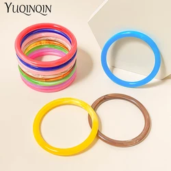 New Colorful Fashion Customized Thin Bangles for Women Jewelry Trend Geometric Indian Vintage Friendship Bangle Bracelets Charm