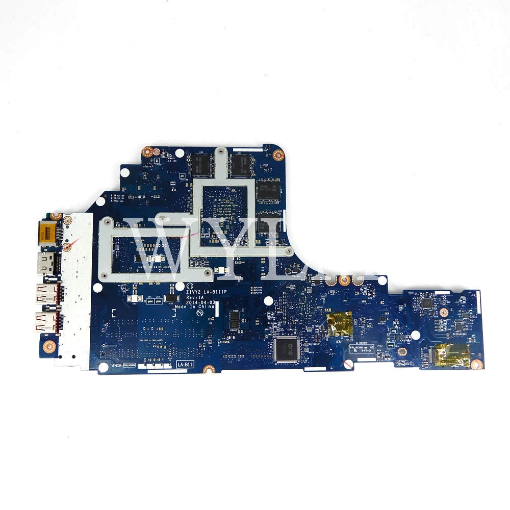 Used 99 i5-421000CPU GTX860M Mainboard For Lenovo IDEAPAD Y50-70 Laptop Motherboard  tested 100%