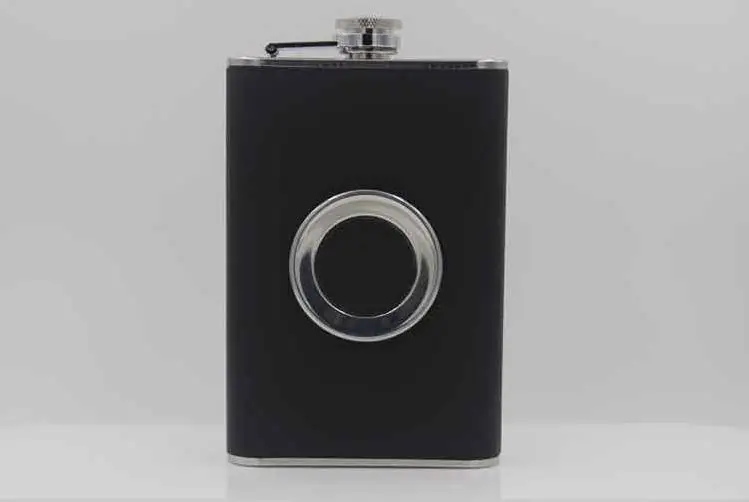 50PCS stainless steel shot flask set of 8oz ,BLACK or Brown color SN2765