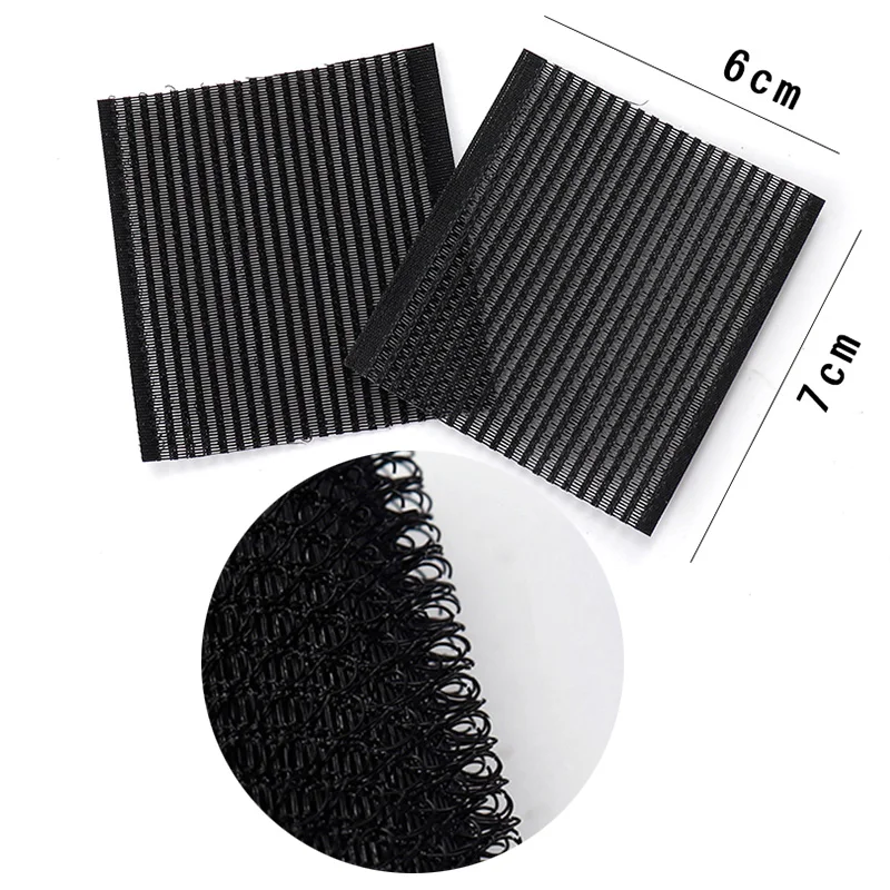 12pcs Hair Gripper No Trace Bangs Paste Posts Barber Hairdresser Holder Acessories Sticker Magic Tape Hair Styling Cutting