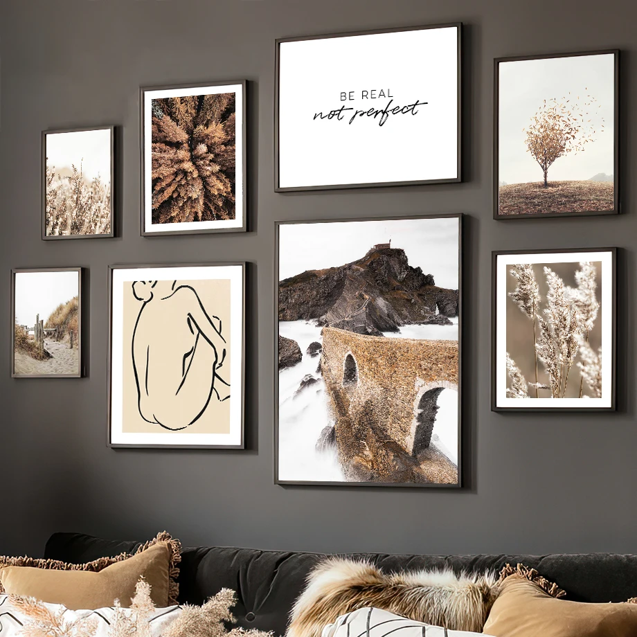 

Настенная картина туман река Гора тростник сосна девушка тело холст абстрактная Скандинавская живопись плакат и печать картины для гостиной дома Decpr