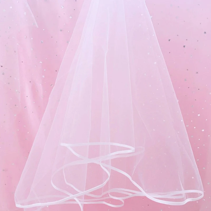 Lolita Lace Pearl Veil Cosplay Accessoire pour cheveux menstruels, Coiffe