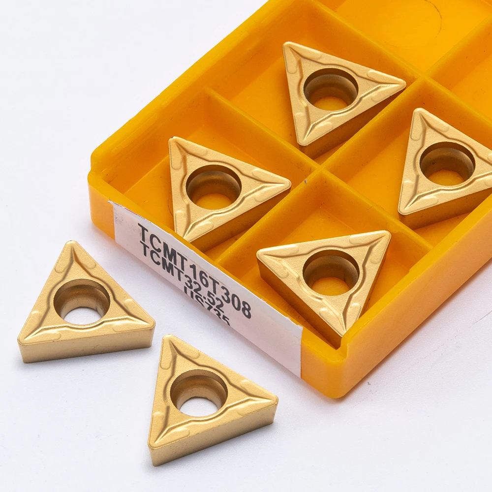 TCMT1102 TCMT16T308 TCMT16T304 US735 VP15TF UE6020 Carbide Kim Loại Công Cụ Chuyển CNC Máy Công Cụ Lập Chỉ Mục TCMT 16T308 16T304 1102