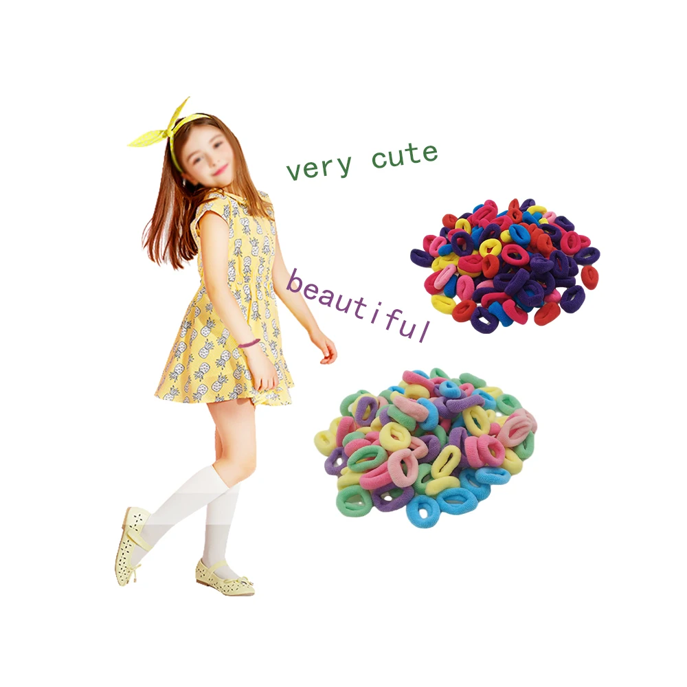 

25/50/100pcs pack new candy color hair tie hair rope high elasticity does not hurt hair for girls&women hair accessories,ACC130