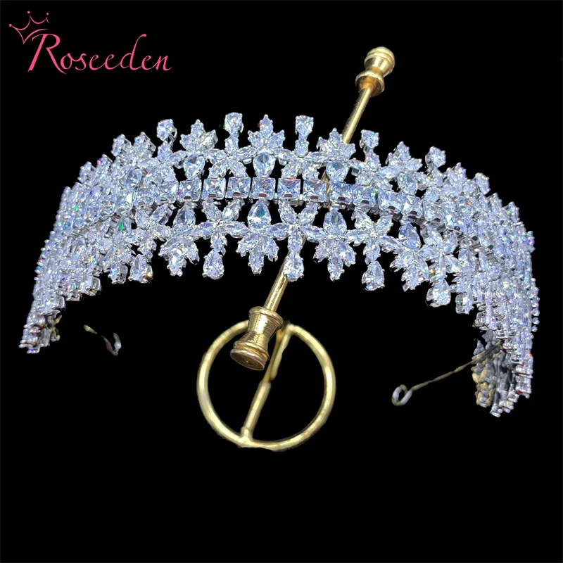 

Luxury Wedding Tiara Hair Accessories High Quality Bridal Headband Bride Hair Jewelry For Women RE4417