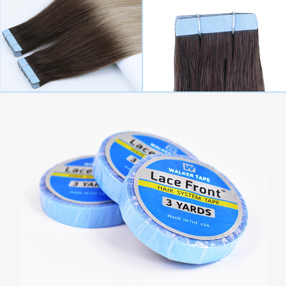 3 Yards Waterproof Lace Front Wig Tape Front Lace Wig Glue Strong Double Sided Adhesive Tapes For Hair Extension Materials Tape