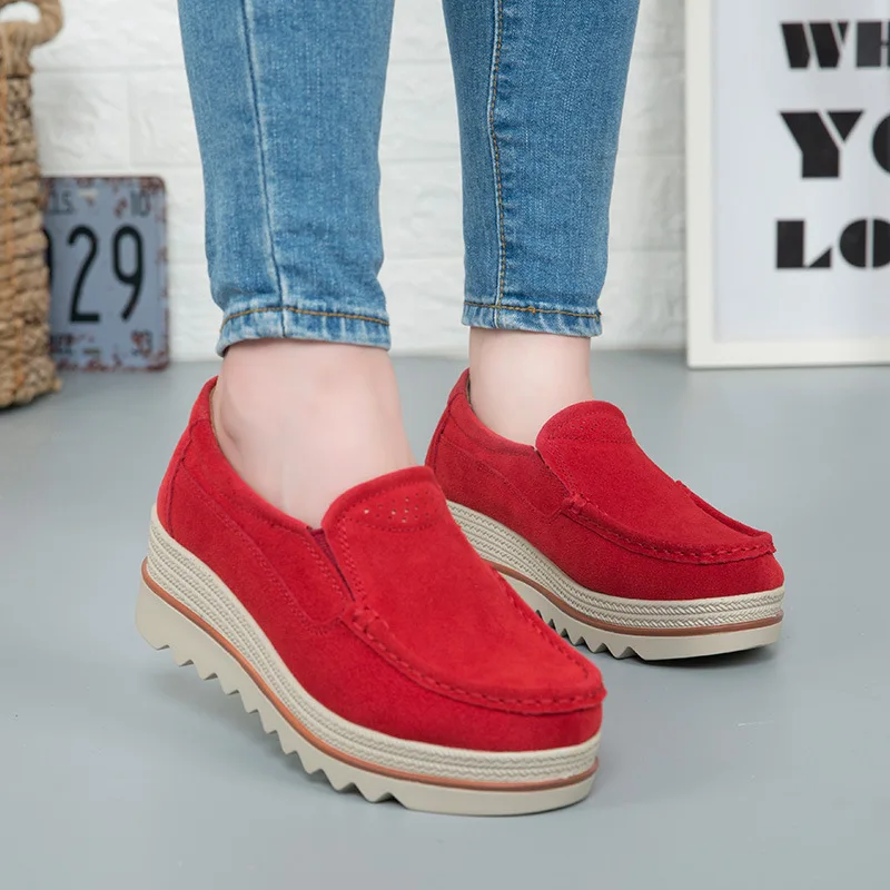 Women Casual Shoes Loafers  New Round Toe Solid Female Sneakers Breathable Women Shoes Flats Plus Size Zapatos De Mujer 699