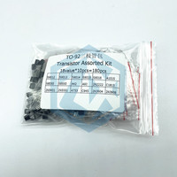 Transistor Assorted Kit (TO-92) 18kinds*10pcs=180pcs 2N2222 S9013 S9014 S9015 S9018 S8050 S8550 5551 5401 2N3904 2N3906 C1815