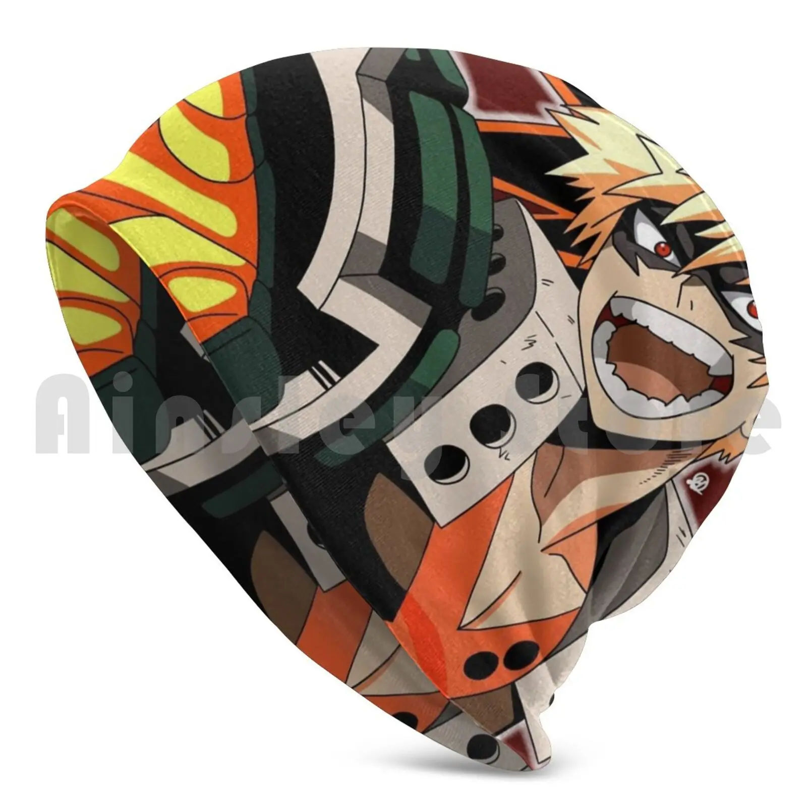 Katsuki Bakugou Beanies Knit Hat Hip Hop Bakugo Anime Bakugou Bokunoheroacademia