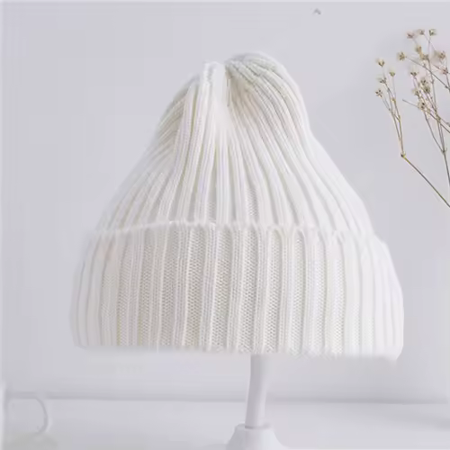Baby Kids Ribbed Knitted Beanie Hats For Girls Boys Casual Toddlers Windproof Cap 6M-4Years Baby Photography Props Accessories - Image 14