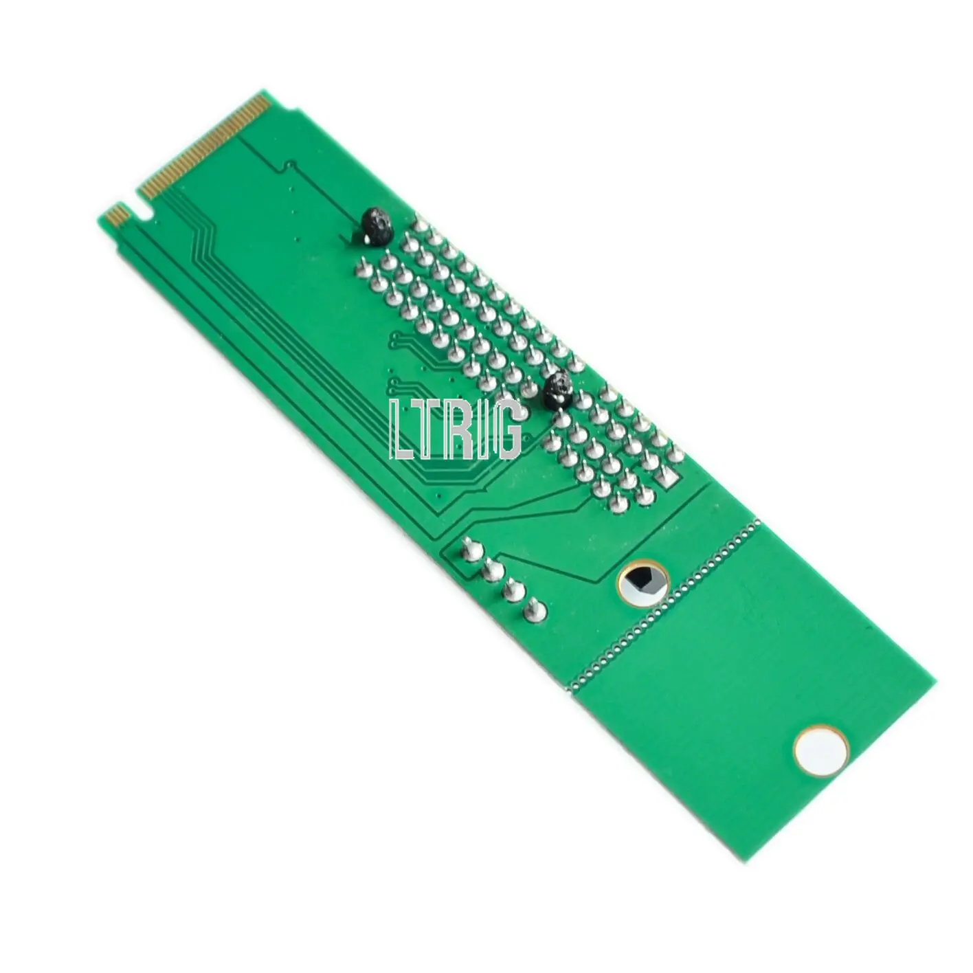 LTRIG ที่กำหนดเอง1PCS NGFF M2 PCI-e 4x Slot Riser Card M Key M.2 SSD พอร์ต PCI Express อะแดปเตอร์แปลงสำหรับ Mining