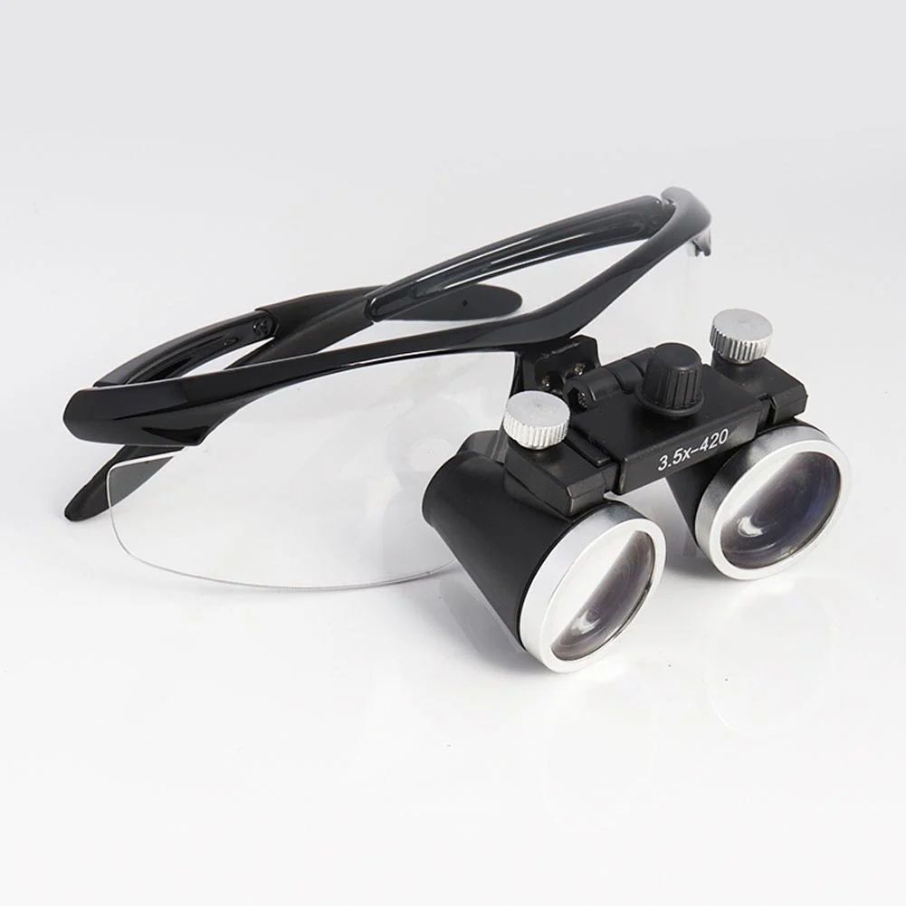 2.5/3.5X Binocular Loupe Magnifier 3W/5W Headlight Head Lamp 4 Colors For Laboratory Lab Research Jewellery Dental Surgical Use