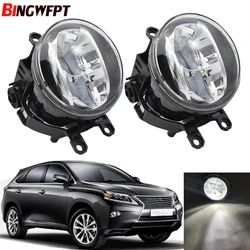 2x Car LED Light Auto Fog Light DRL Daytime Running Light For Lexus RX 450H RX450H AWD Closed Off-Road Vehicle 2008-