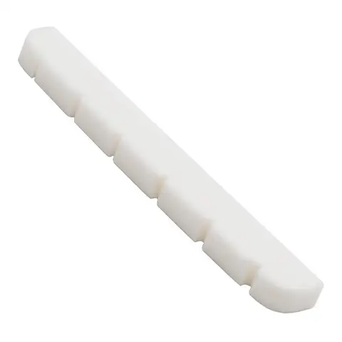 10 peças porca de osso para guitarra elétrica fender st 42mm fundo plano luthier