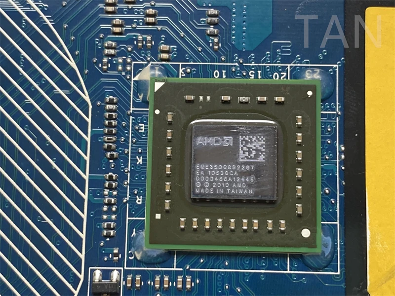 Placa base para ordenador portátil M102Z, LA-7161P 0P9HYN con CPU AMDE350, completamente probada para trabajar perfectamente