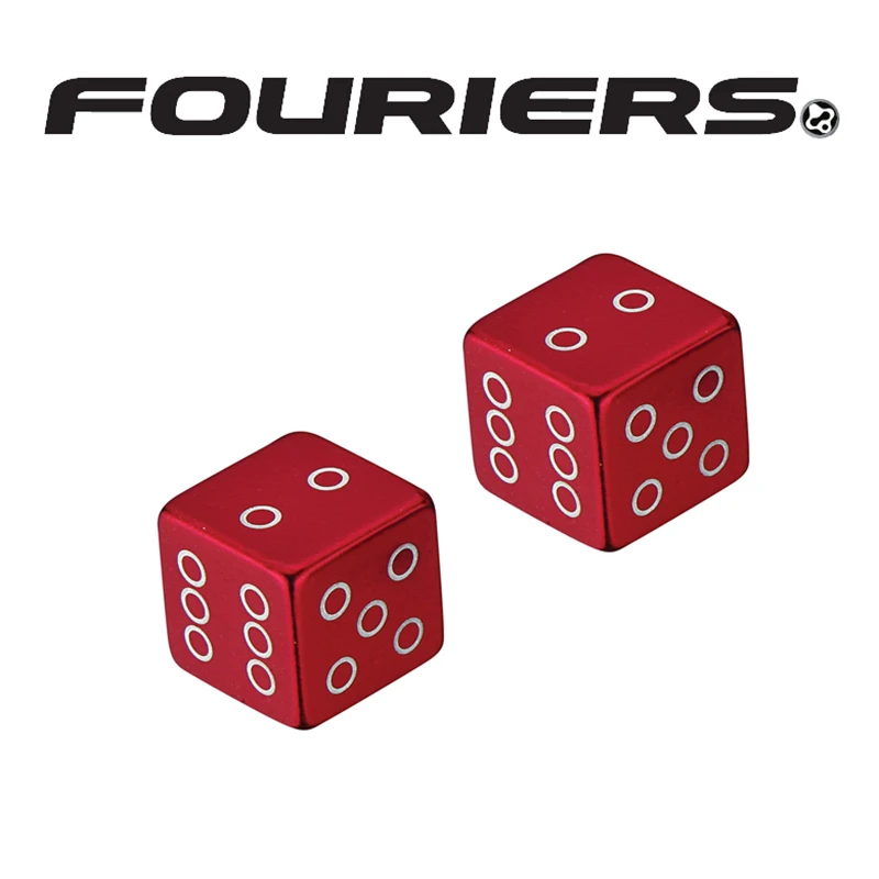 

FOURIERS VL-US001 Mountain Bike Aluminium Alloy AL6061-T6 Bicycle Accessories tubes valves USA valve cap bike dice valve cap