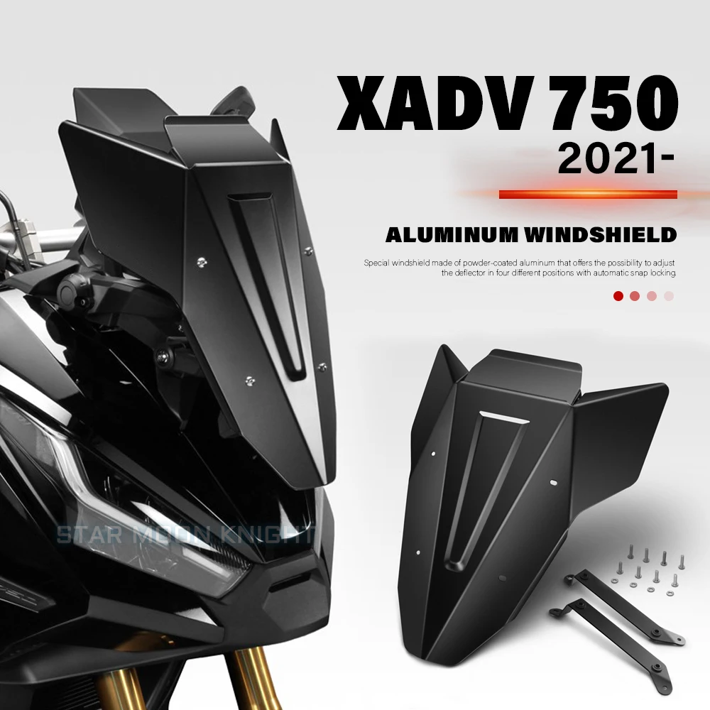 

For Honda XADV 750 X-ADV 750 X ADV XADV750 2021 - Motorcycle Accessories Windshield Windscreen Aluminum Wind Shield Deflectore