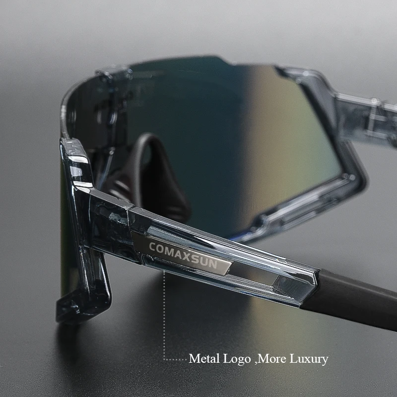 Comaxsun Polarized 3 Lens Cycling Glasses Road Bike Cycling Eyewear Cycling Sunglasses MTB Mountain Bicycle Cycling Goggles 822