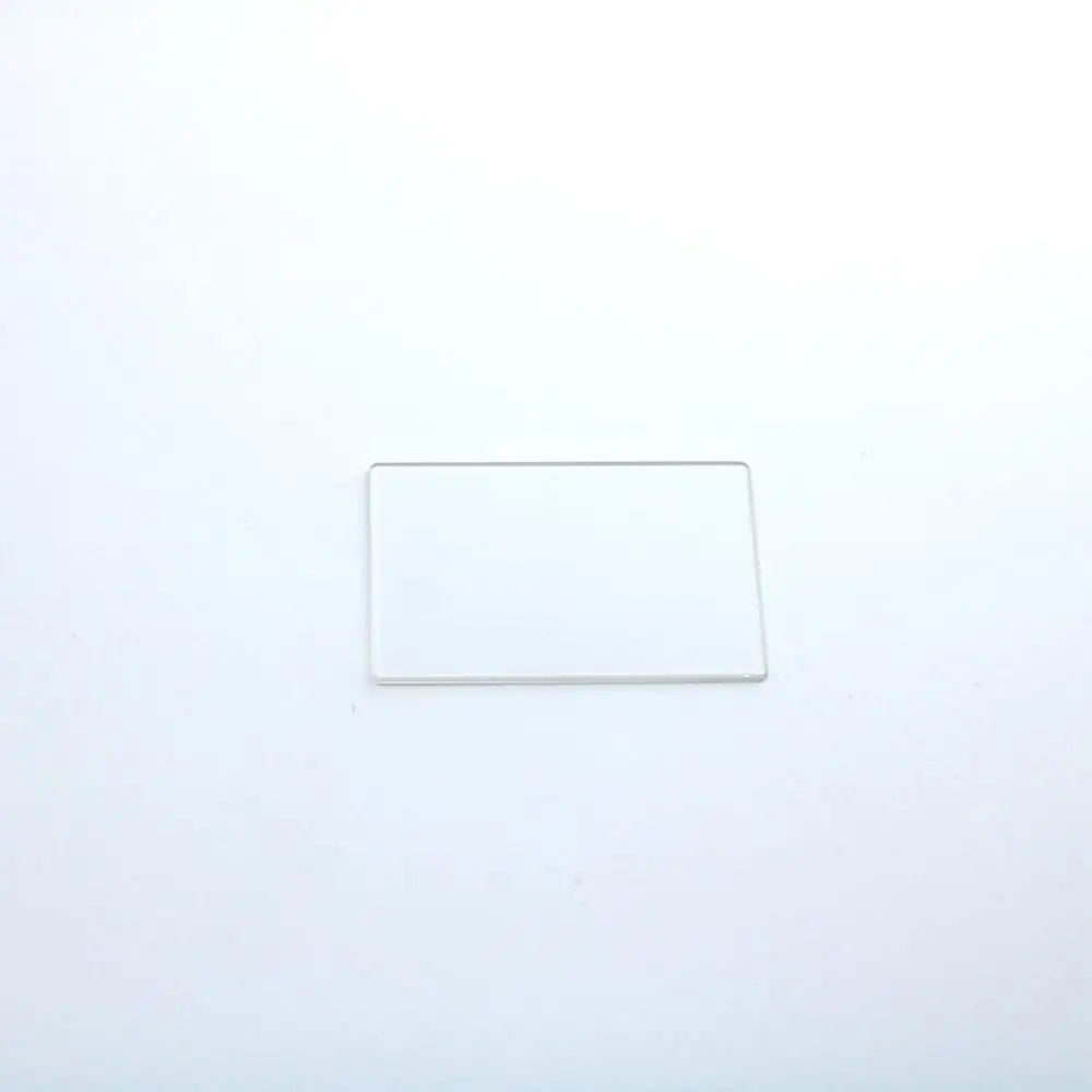 transparent UV Fused silica glass size 60x80mm rectangle shape quartz plate JGS1