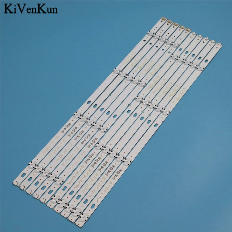 LED Backlight Strips For LG 55LV661H 55LV751H 55LV761H LED Bars Kit Band Rulers SSC 55LJ55_FHD_A 55UJ63_UHD_B Innotek 17Y 55inch