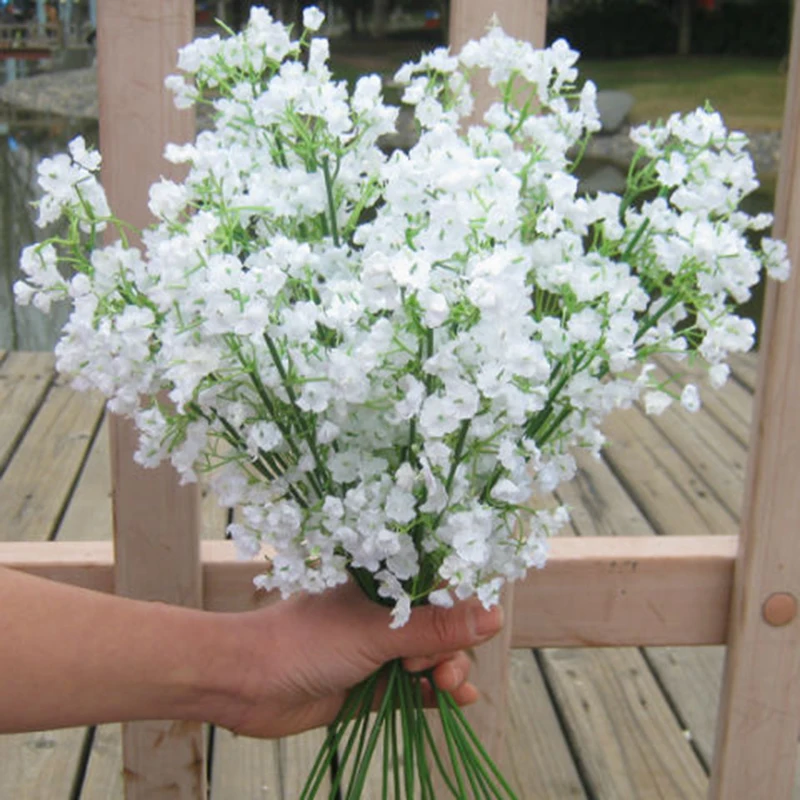 Simation of Gypsophila Artificial Flower Baby Breath Fake Silk Bouquet Plant for Home Wedding Party Decoration 500pcs/Lot