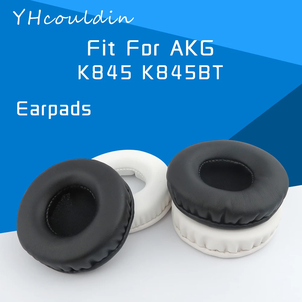 YHcouldin Ohrpolster Für AKG K845 K845BT Kopfhörer Mithelfer Ersatz Leder