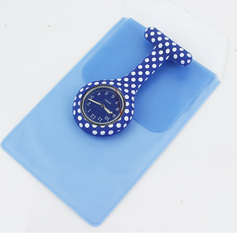 Silicone Nurse Watch and Pen Bag Suit Dot Fob Pocket Doctor Clock Medical Nurse Hospital Gift Dropshopping